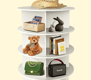 Moderno Exhibidor Giratorio de 360 Grados para Bolsos, Torre de Almacenamiento Giratoria, <span class=keywords><strong>Zapatero</strong></span> Giratorio para Muebles del Hogar OY-XZX9 - Product Image 3