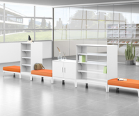 Meuble de classement vertical OMNI à roulettes, armoire de classement latérale de bureau avec rails de glissement fluide et système de verrouillage
