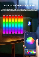 Barre lumineuse LED RGB avec synchronisation musicale, détection sonore, contrôle intelligent par application, pour salle de jeu, rétroéclairage TV, bureau, CE RoHS