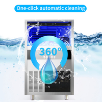 Machine à glaçons commerciale automatique en acier inoxydable GQ-40 de marque reconnue avec compresseur, prix de gros, garantie 1 an
