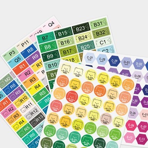 Nouvelle étiquette de conversion de couleur personnalisée pour autocollants de taille de grain 2026, vente en gros ODM - Product Image 1