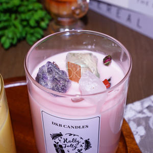 Bougie parfumée artisanale à la cire de soja, ambiance romantique, pot en céramique, aromathérapie moderne pour les anniversaires, décoration de la maison, bars - Product Image 4