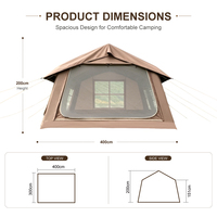 Tente de camping gonflable