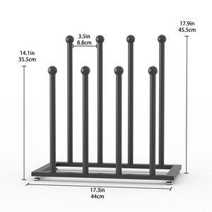 Waterproof Thickened Metal <strong>Boot</strong> Storage <strong>Stand</strong> with 8 Pegs, 20LB Load-Bearing Per Peg for Tall <strong>Boots</strong> <strong>Boot</strong> Storage <strong>Stand</strong> - Product Image 3