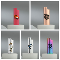 Étui pour briquet DEBANG, alliage de zinc de haute qualité, porte-briquet, logo personnalisé, rechargeable, allumage sûr, carburant au butane