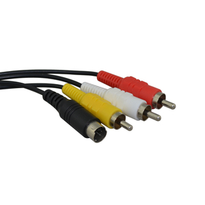 Câble S-Terminal S-AV de 1,8 m pour <span class=keywords><strong>SEGA</strong></span> pour DreamCast DC HDTV Câble S-Video Câble S-Terminal AV 3RCA Câble audio-vidéo S-Audio - Product Image 6