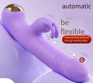 Offres Spéciales USB Massage Femme Sextoys G Spot Lapin Poussée Rapide Vibrateur Jouet Gode pour Femmes Vagin Clitoris Stimulation - Product Image 3