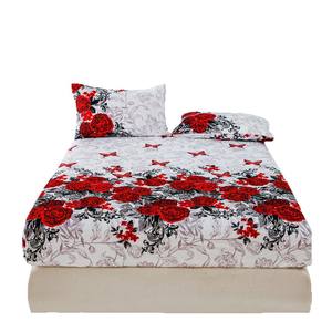 Housse <span class=keywords><strong>de</strong></span> coussin <span class=keywords><strong>de</strong></span> lit à fleurs en fibre chimique anti-salissure, style américain, trois pièces, pour le commerce extérieur transfrontalier - Product Image 5