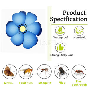 Trampa Adhesiva Floral para Moscas y Mosquitos de Cocina, Pegatinas para Ventanas, Trampa de Pegamento para Insectos, Precio de Fábrica - Product Image 2