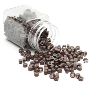 Petits anneaux en Silicone, 1000 pièces, 503030 micro-perles, anneau de connexion, pour Extensions de cheveux, en plumes - Product Image 3