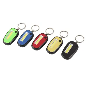 彩色玉米棒促销钥匙扣手电筒Led钥匙扣带大标志印刷区铁opp袋ABS丝印丝印