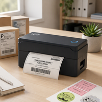 HZTZ T41 OEM Printer Label Thermal Lebar 110mm 4 Inci - Untuk Penggunaan Kurir Logistik & Gudang Tersedia USB/Nirkabel 203dpi