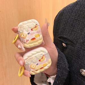 เหมาะสำหรับเคสแอปเปิ้ลแอร์พอด 4,เคสการ์ตูนลายชีสเค้กแบบนุ่มป้องกันการตกกระแทก - Product Image 1