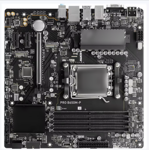 Placa Base de Escritorio <span class=keywords><strong>PRO</strong></span> B650M-P/B650M-B DDR5 M-ATX Compatible con Procesadores R 9000/8000/7000 AM5, Cuatro Canales SATA, Reacondicionada, Usada - Product Image 1