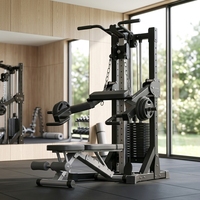 Machine à câble multifonctionnelle pour soulevés latéraux, équipement de gym robuste pour exercices d'extension des bras et entraînement de force de tout le corps