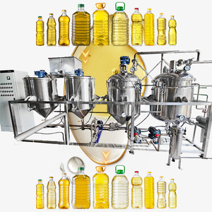 Machine de raffinage d'huile commerciale pour usine de fabrication 500 kg/jour Noix de coco <span class=keywords><strong>Sésame</strong></span> Tournesol - Product Image 1