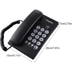 Teléfono fijo con cable y botones grandes, con función de altavoz y silenciador para uso en el hogar y la oficina - Product Image 2