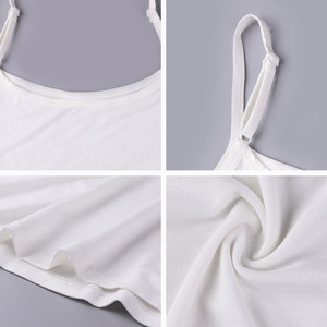 Débardeur d'été pour femmes, camisoles décontractées, hauts pour femmes, t-shirt à bretelles réglables, veste courte, camisoles féminines, hauts en modal tendance - Product Image 6