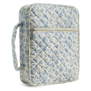 Housse de Bible matelassée personnalisée avec logo, grande capacité, durable, avec poche zippée pour femmes, pour le transport et la réservation, fabrication OEM - Product Image 1