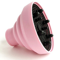 Vente chaude Salon De Beauté Pliable Silicone Sèche-Cheveux Diffuseur Bouclés Sèche-Cheveux Diffuseur Respectueux De L'environnement Silicone