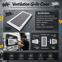 Grilles de ventilation rectangulaires en aluminium pour climatisation de bus universelle, diffuseurs d'air de retour