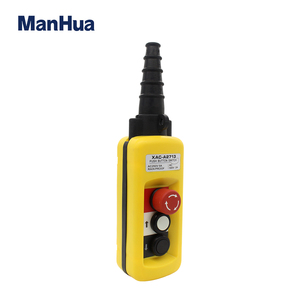 Trạm điều khiển mặt dây chuyền manhua XAC-A2713 nút nhấn với 3 nút điều khiển từ xa dừng khẩn cấp duy nhất 10A IP65 - Product Image 3