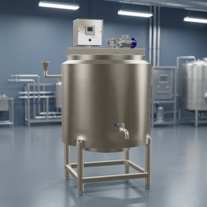 Pasteurisateur automatique 100L en acier inoxydable pour lait, crème glacée et transformation de liquides alimentaires - Product Image 3