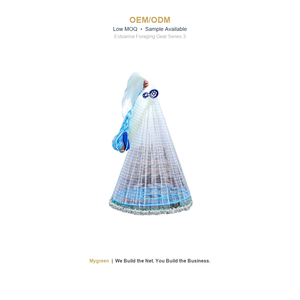 Filet <span class=keywords><strong>de</strong></span> <span class=keywords><strong>pêche</strong></span> monofilament Premium - Édition Aquaculture - 3 filets anti-emmêlement pour lancer à la main - Précision professionnelle avancée sans couture - Product Image 2