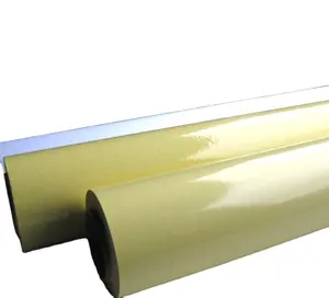 Nuovo prodotto fornitore cinese premio autoadesivo pellicola in vinile 80 mics adesivo in PVC bianco lucido permanente laminazione pellicola fredda