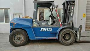 Montacargas Diésel Usado de 10 Toneladas, Marca China Heli 100, Buena Calidad, Alto Rendimiento, Bajo Precio, Motor Isuzu, Tracción 4x4, 1 Año de Garantía - Product Image 6