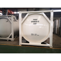 Conteneur-citerne ISO T75 de 20 pieds, capacité de 21 000 L, certifié ASME, pour le transport et le stockage de l'oxyde nitreux et du GNL liquide