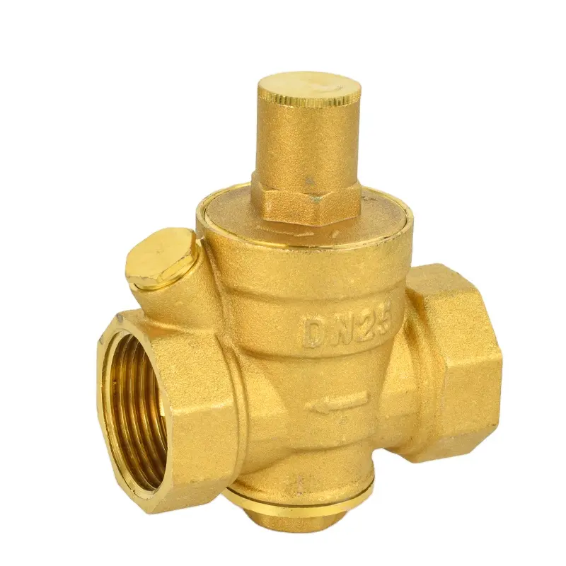 JY Adjustable Pressure Brass Water Pressure Reducing Relief Regulator Valve for Water