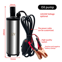 Pompe submersible diesel Joydeer modèle 51 85W 30L/min 12V 24V câble de 3m pour flotte de camions compatible avec le diesel et le kérosène
