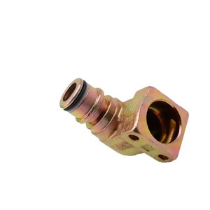 Raccord rapide hydraulique de type coudé Xinhui Mining KJ10 13 16 pour tuyau d'injection d'eau - Product Image 1