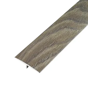 Haute qualité T moulage bord bandes de Transition de plancher profilé de garniture en aluminium garniture en forme de T garniture accessoires ignifuges