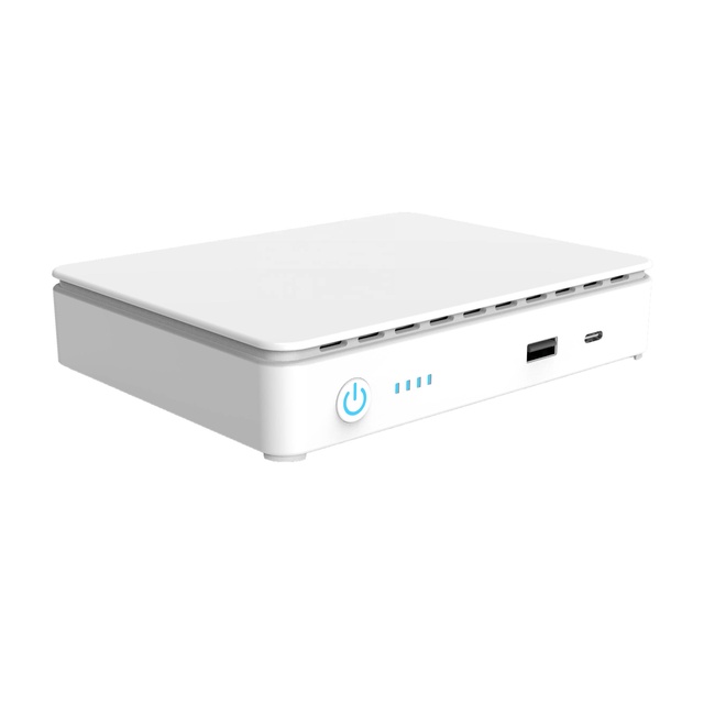 10400mAh Mini UPS Battery Backup - Automatic Switch for WiFi Router During Power Outage 5V/9V/12V Power Inverter