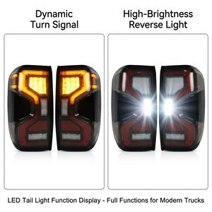 Feux arrière LED modifiés pour <span class=keywords><strong>Ford</strong></span> Ranger T9 <span class=keywords><strong>2022</strong></span>-2023, clignotants séquentiels, feux de freinage et de recul, MOQ 2 ensembles - Product Image 2