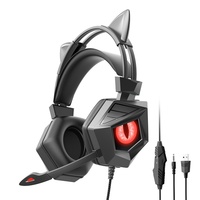 Audífonos para Juegos con Cable, Marca Popular, Modelo Privado, Cancelación Activa de Ruido (ANC), Cable de 2 m para Computadora y Teléfono Móvil
