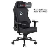 Repose-bras réglable noir, personnalisé, chaise de gaming magnétique, fauteuil appui-cou pour ordinateur de luxe 4D, pour gamer