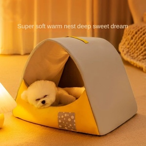 Universal Small <strong>Dog</strong> <strong>Kennel</strong> Supplies Four Seasons Semi-Enclosed Cat Nest Durable <strong>Heating</strong> <strong>Dog</strong> Bed Box and Carton Packing - Product Image 4