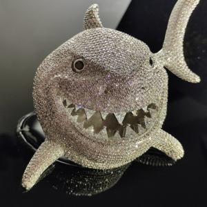 Liontin Hiu Zirkonia Kubik Eropa Amerika Modis dan Populer Liontin Hiu Kualitas Tinggi - Product Image 4