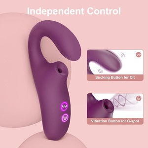 Wholesale Female Clitoral Suction <strong>Vibrators</strong>, Clitoral Suction Cup G-spot <strong>Dildo</strong> <strong>Vibrators</strong> - Product Image 5