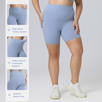 Shorts de yoga taille haute personnalisés avec logo, pour femmes, pour le sport en plein air, la course à pied et la remise en forme