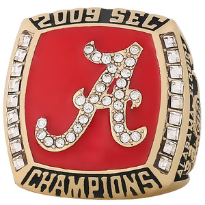 2009 N CAA Alabama Red Tide Campeonato de fútbol Anillo Aleación de moda Fabricante de joyas Ventas directas - Product Image 2