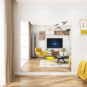 Espejo Adhesivo de Pared Flexible e Irrompible de 2mm de Grosor, Espejo Decorativo para Pared, para Decoración del Hogar y Baño, Venta al Por Mayor - Product Image 3