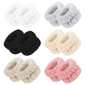 Fascia per Capelli Colorata con Fiocco per Donne e Ragazze, Ideale per Trucco e Routine di Cura della Pelle - Product Image 1