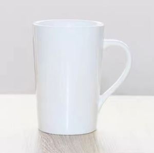 Tasses à thé, lait et café personnalisées en porcelaine, cadeau d'entreprise, tasse avec grande poignée, logo personnalisé, tasse en céramique blanche - Product Image 1