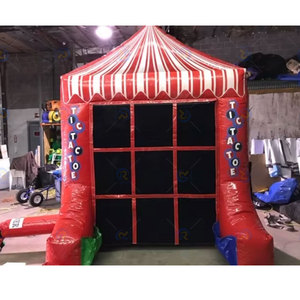 Juegos Inflables Comerciales Gigantes <span class=keywords><strong>2</strong></span> <span class=keywords><strong>en</strong></span> 1, Tic Tac Toe Inflable y Juego de 4 Puntos, Juegos Inflables de Doble Cara <span class=keywords><strong>para</strong></span> Eventos - Product Image 2