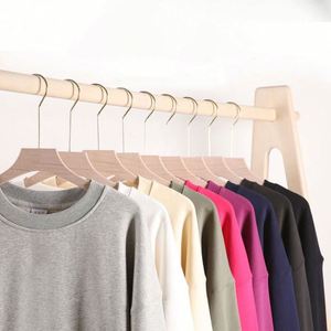 H5591 Sweat-shirts en molleton bouclette 100 % coton, 420 g/m², personnalisables, vente en gros, usine de vêtements de Guangzhou - Product Image 1