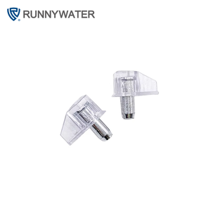 Supporti per Mensole Regolabili Nascosti in Plastica Trasparente per Mobili e Armadi - Product Image 2